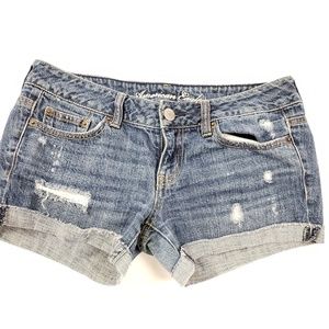 American Eagle sz 4 cut off shorts distressed
